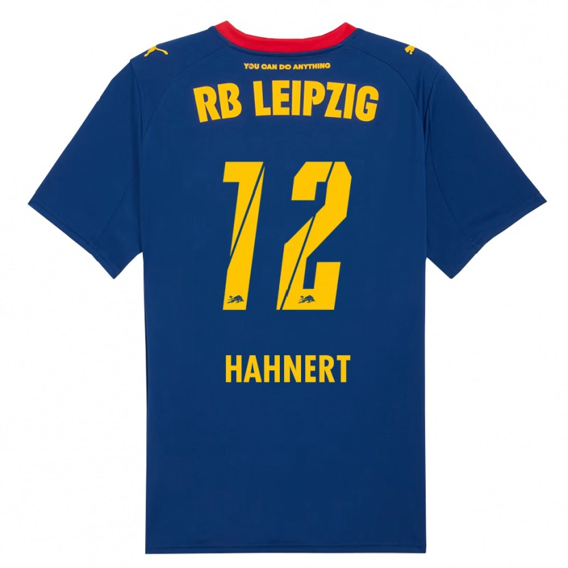 Danxen Heren Ole Hähnert #12 Marineblauw Rood Uitshirt Uittenue 2025/26 T-Shirt