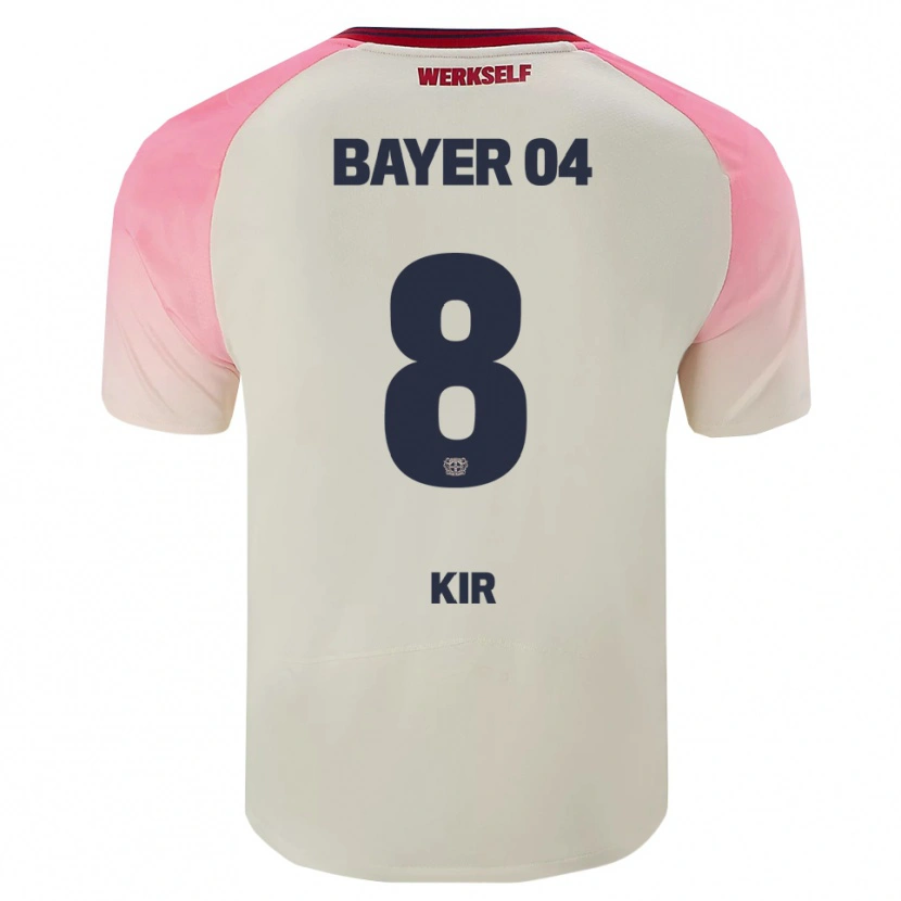 Danxen Heren Burak Kir #8 Roze Gebroken Wit Uitshirt Uittenue 2025/26 T-Shirt