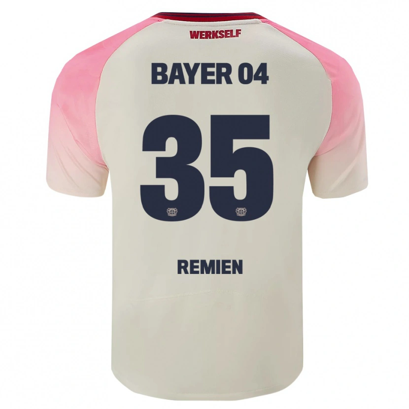 Danxen Heren Louisa Remien #35 Roze Gebroken Wit Uitshirt Uittenue 2025/26 T-Shirt