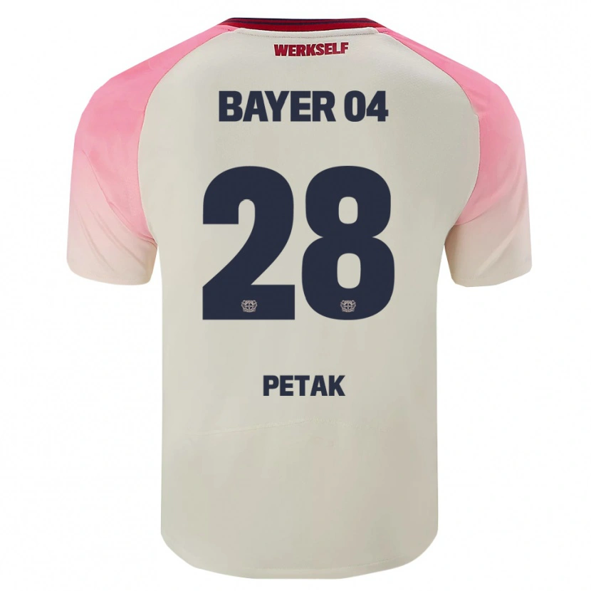 Danxen Heren Raoul Petak #28 Roze Gebroken Wit Uitshirt Uittenue 2025/26 T-Shirt