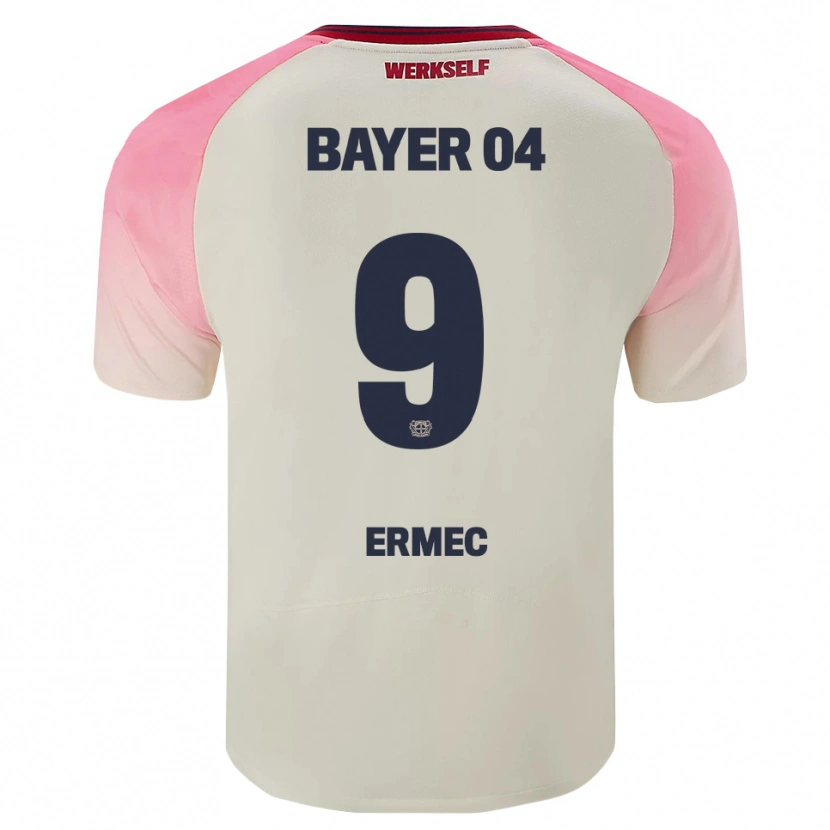 Danxen Heren Berkan Ermeç #9 Roze Gebroken Wit Uitshirt Uittenue 2025/26 T-Shirt