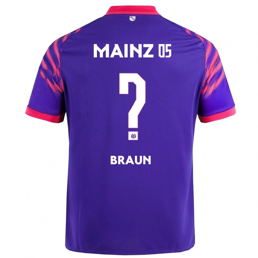 Danxen Heren Liam Braun #0 Marineblauw Roze Uitshirt Uittenue 2025/26 T-Shirt