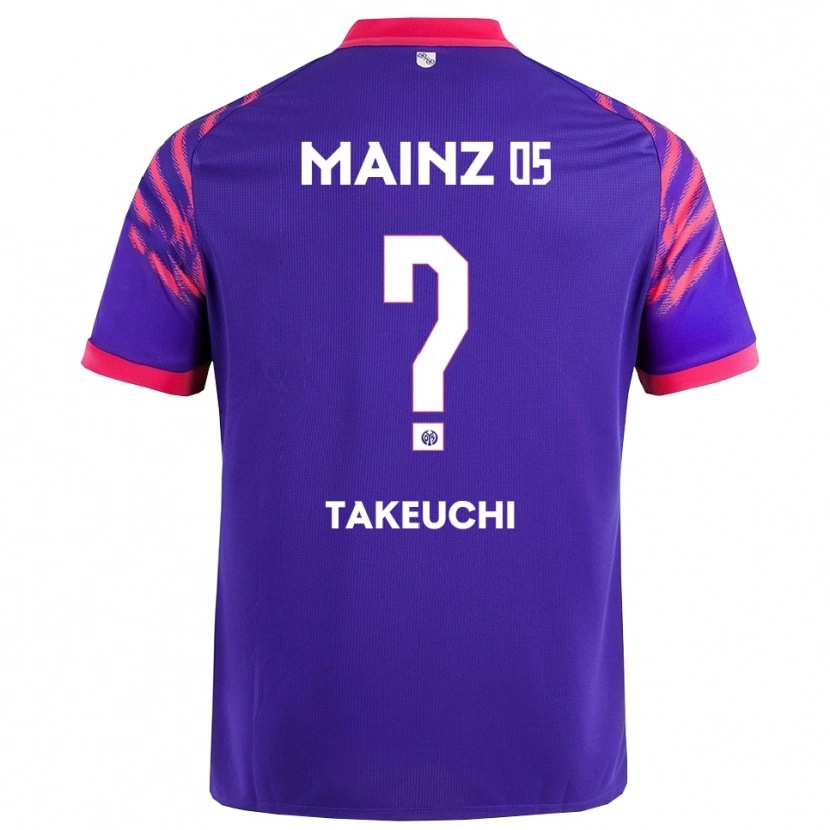 Danxen Heren Setoka Takeuchi #0 Marineblauw Roze Uitshirt Uittenue 2025/26 T-Shirt