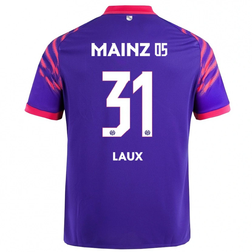 Danxen Heren Lucas Laux #31 Marineblauw Roze Uitshirt Uittenue 2025/26 T-Shirt