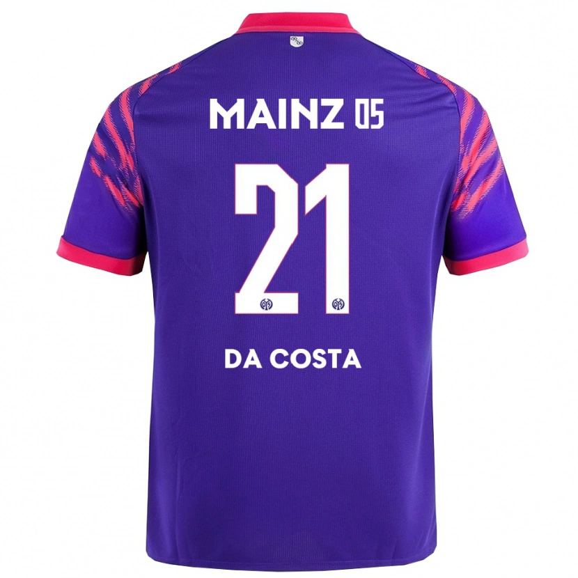 Danxen Heren Danny Da Costa #21 Marineblauw Roze Uitshirt Uittenue 2025/26 T-Shirt