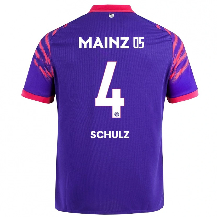Danxen Heren Philipp Schulz #4 Marineblauw Roze Uitshirt Uittenue 2025/26 T-Shirt