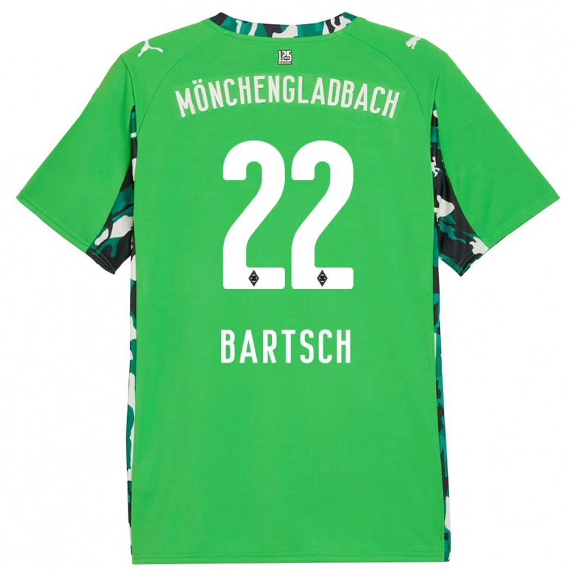 Danxen Heren Kristina Bartsch #22 Groen Zwart Uitshirt Uittenue 2025/26 T-Shirt