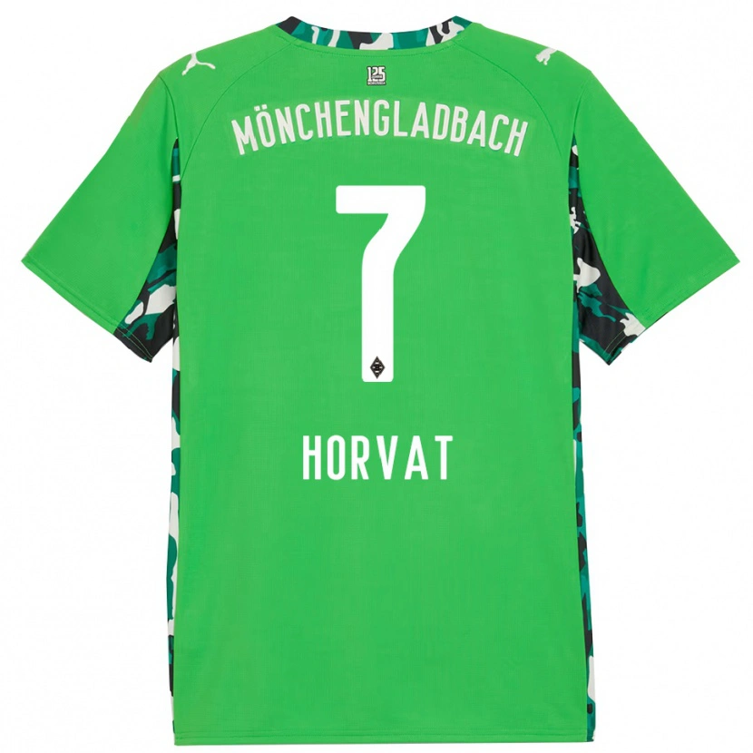 Danxen Heren Niko Horvat #7 Groen Zwart Uitshirt Uittenue 2025/26 T-Shirt