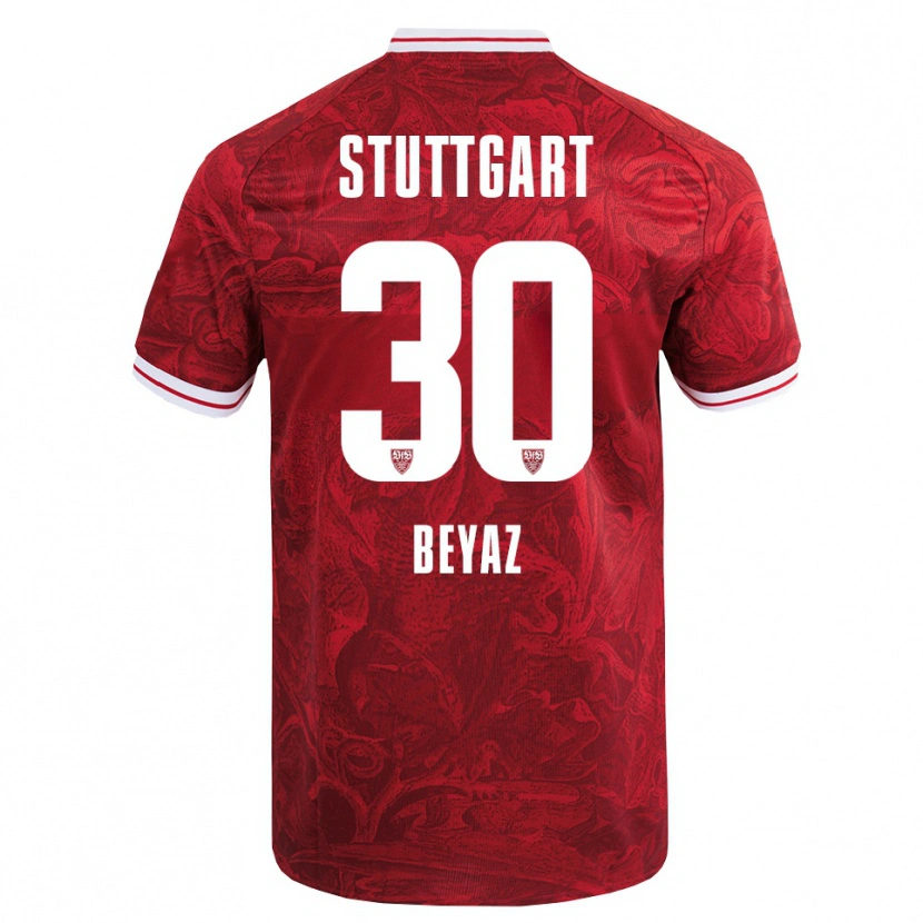Danxen Heren Ömer Beyaz #30 Rood Zwart Uitshirt Uittenue 2025/26 T-Shirt