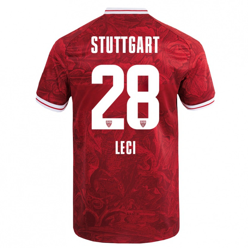 Danxen Heren Besarta Leci #28 Rood Zwart Uitshirt Uittenue 2025/26 T-Shirt