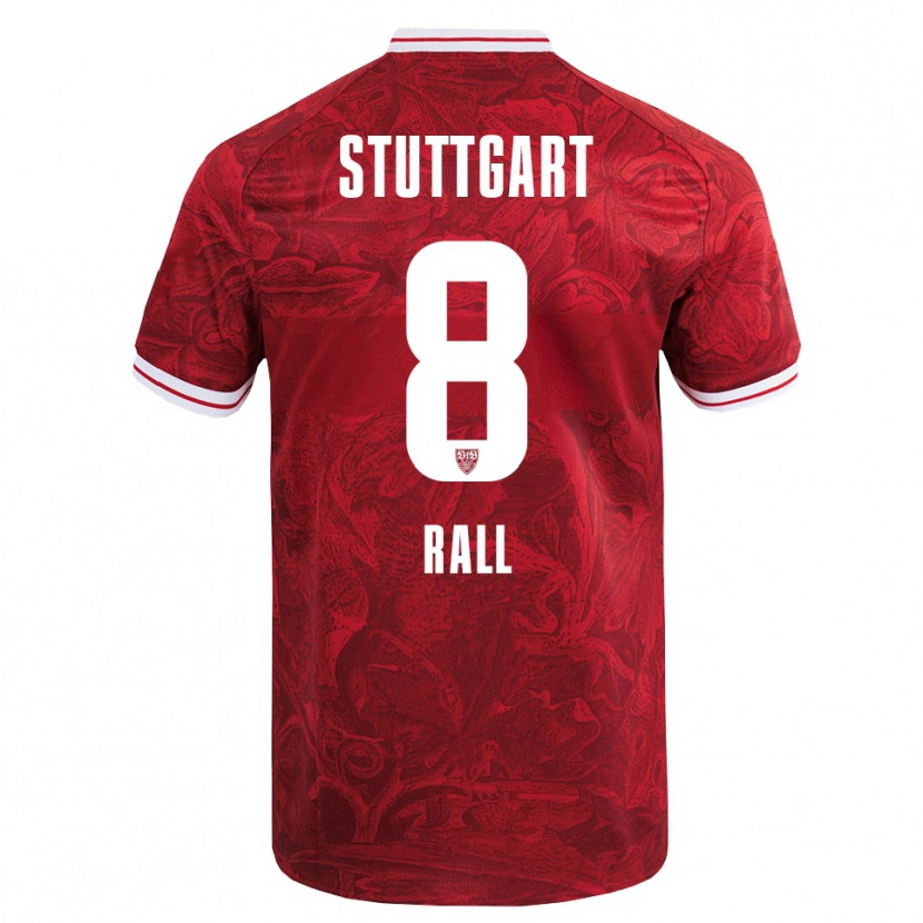 Danxen Heren Maximiliane Rall #8 Rood Zwart Uitshirt Uittenue 2025/26 T-Shirt