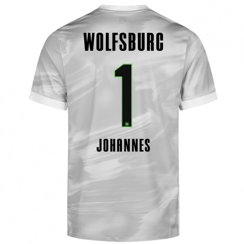 Danxen Heren Stina Johannes #1 Grijs Wit Uitshirt Uittenue 2025/26 T-Shirt