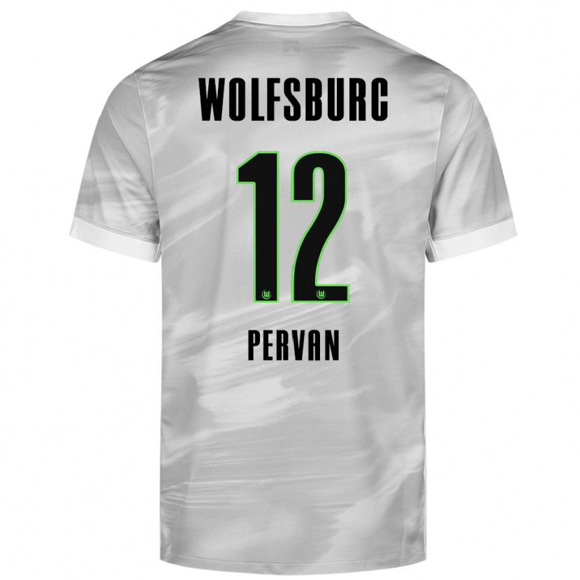 Danxen Heren Pavao Pervan #12 Grijs Wit Uitshirt Uittenue 2025/26 T-Shirt