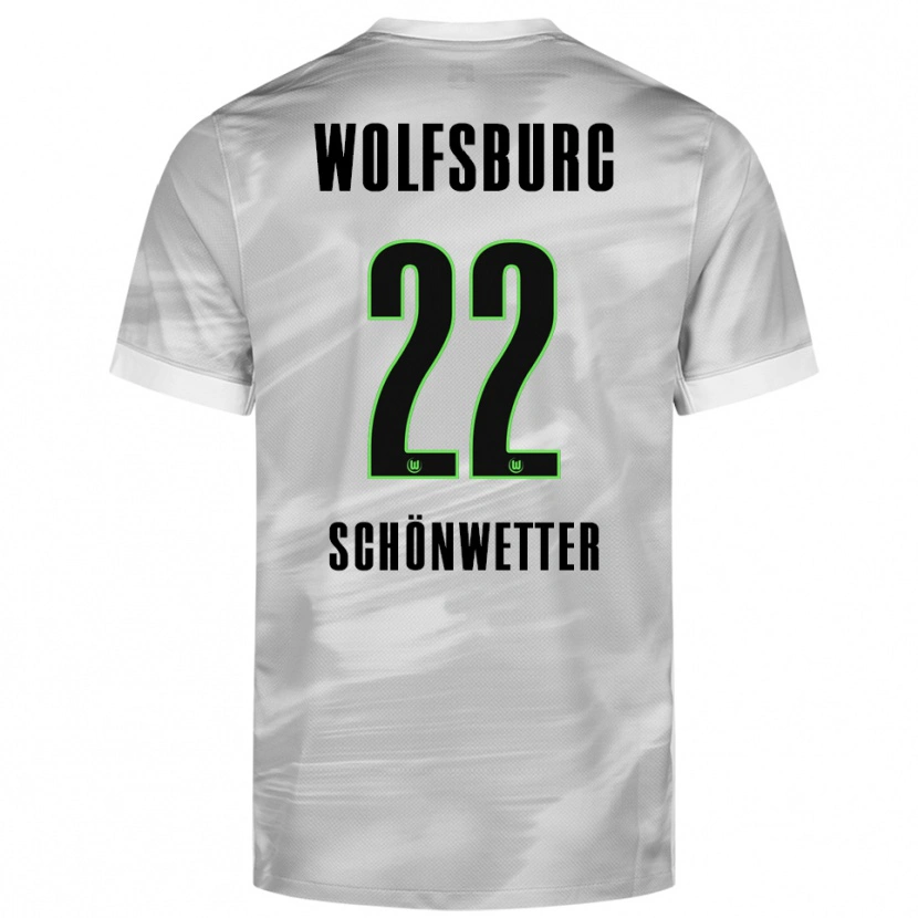 Danxen Heren Christina Schönwetter #22 Grijs Wit Uitshirt Uittenue 2025/26 T-Shirt