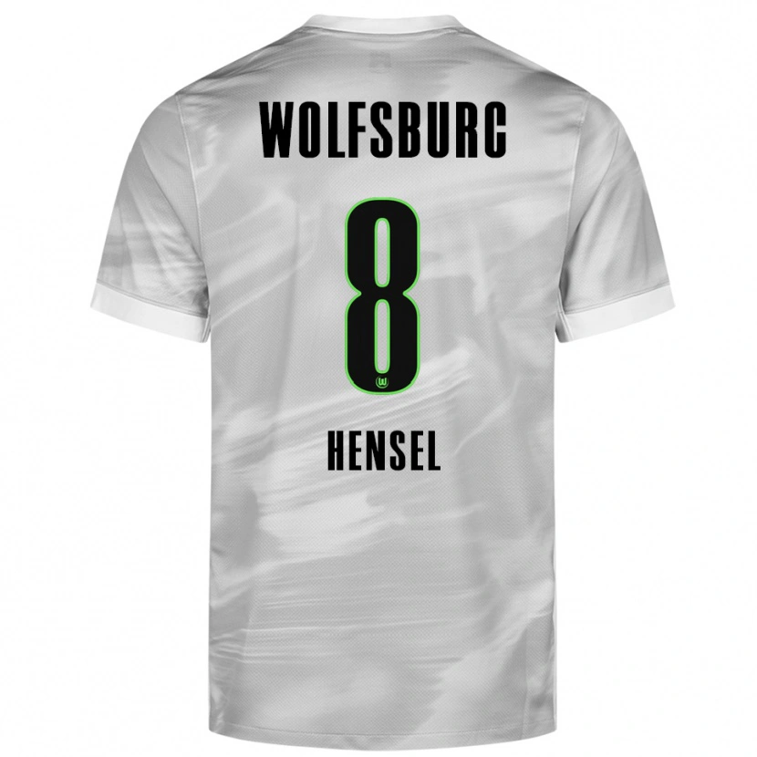 Danxen Heren Pharell Hensel #8 Grijs Wit Uitshirt Uittenue 2025/26 T-Shirt