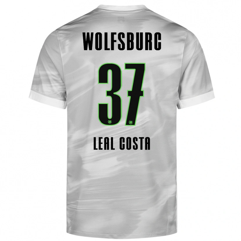 Danxen Heren David Leal Costa #37 Grijs Wit Uitshirt Uittenue 2025/26 T-Shirt