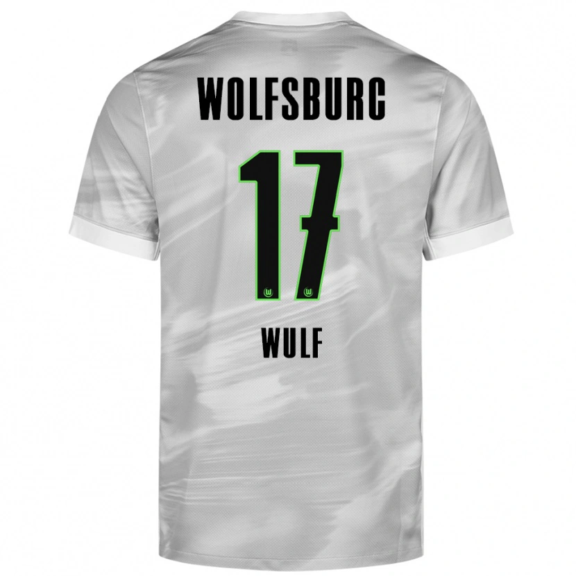 Danxen Heren Diego Wulf #17 Grijs Wit Uitshirt Uittenue 2025/26 T-Shirt