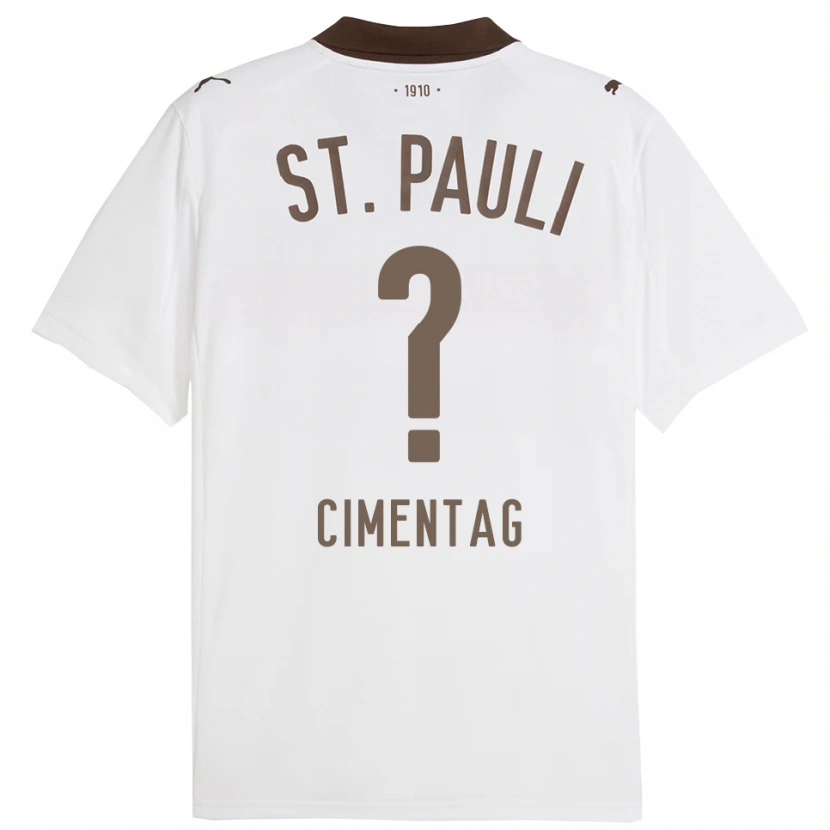 Danxen Heren Denis Cimentag #0 Wit Rood Uitshirt Uittenue 2025/26 T-Shirt