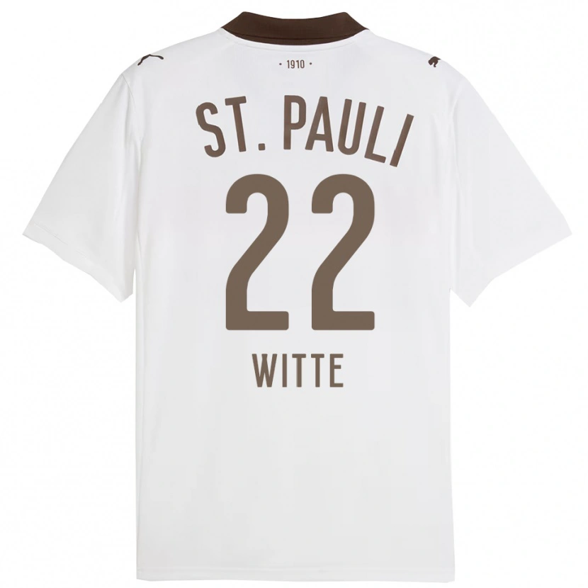 Danxen Heren Melvin Witte #22 Wit Rood Uitshirt Uittenue 2025/26 T-Shirt
