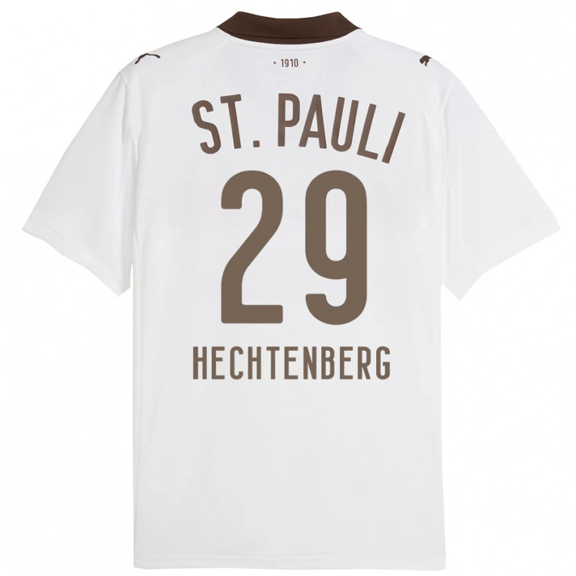 Danxen Heren Julia Hechtenberg #29 Wit Rood Uitshirt Uittenue 2025/26 T-Shirt