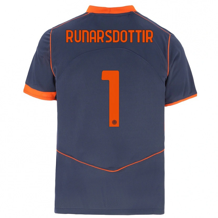 Danxen Heren Cecilía Rán Rúnarsdóttir #1 Grijs Oranje Thuisshirt Derde Tenue 2025/26 T-Shirt
