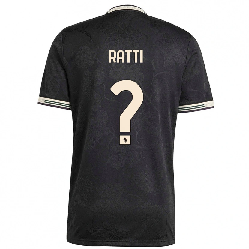 Danxen Heren Leonardo Ratti #0 Zwart Wit Groen Thuisshirt Derde Tenue 2025/26 T-Shirt