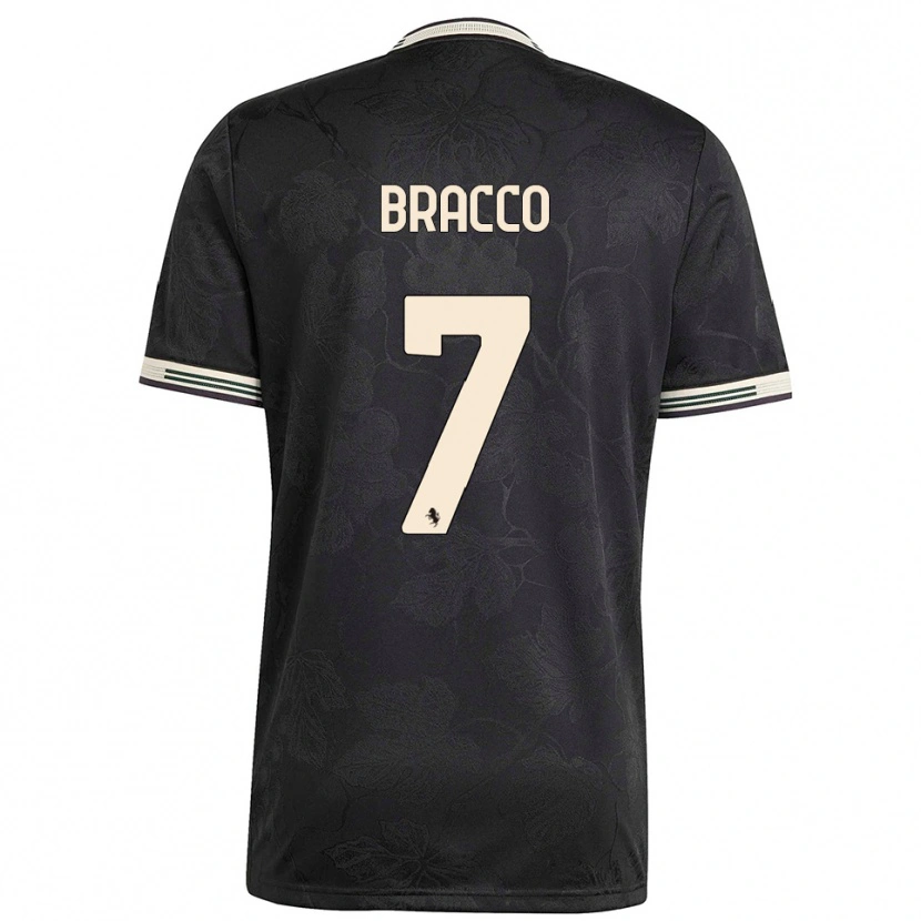 Danxen Heren Luca Bracco #7 Zwart Wit Groen Thuisshirt Derde Tenue 2025/26 T-Shirt