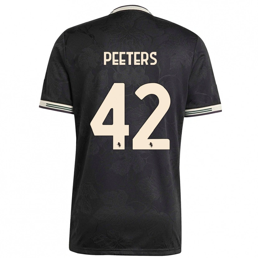 Danxen Heren Daouda Peeters #42 Zwart Wit Groen Thuisshirt Derde Tenue 2025/26 T-Shirt