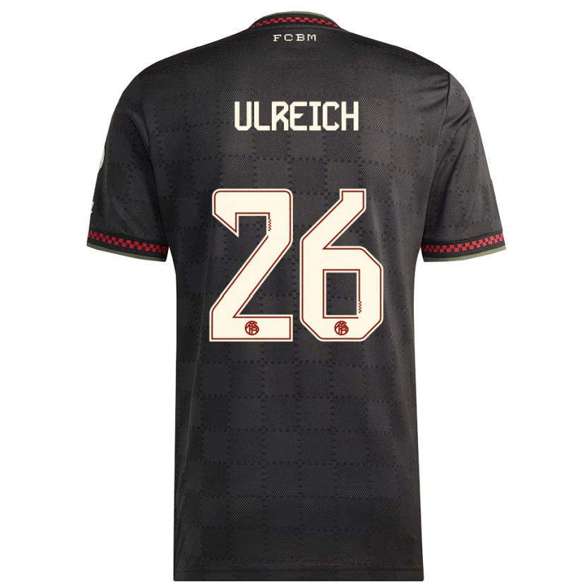Danxen Heren Sven Ulreich #26 Zwart Wit Thuisshirt Derde Tenue 2025/26 T-Shirt