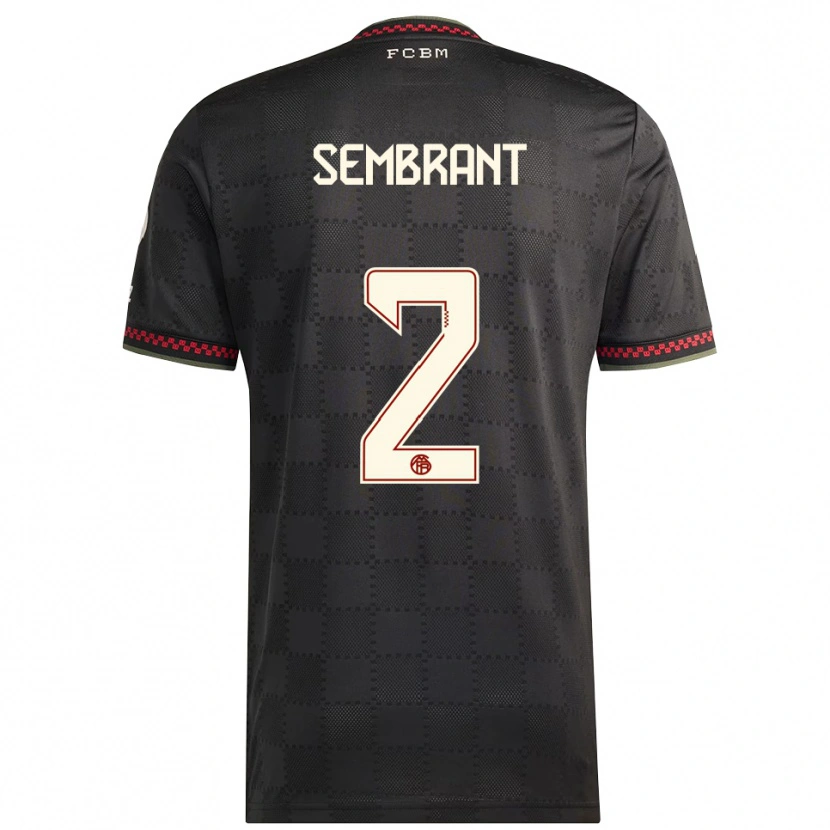 Danxen Heren Linda Sembrant #2 Zwart Wit Thuisshirt Derde Tenue 2025/26 T-Shirt