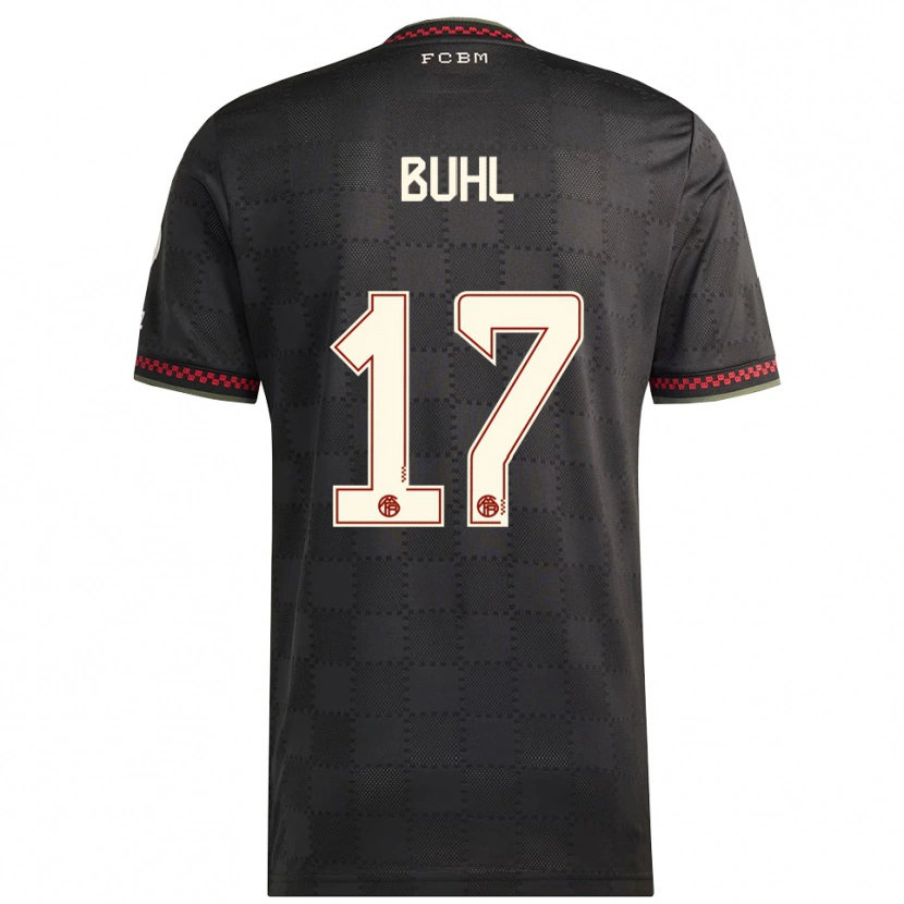 Danxen Heren Klara Buhl #17 Zwart Wit Thuisshirt Derde Tenue 2025/26 T-Shirt