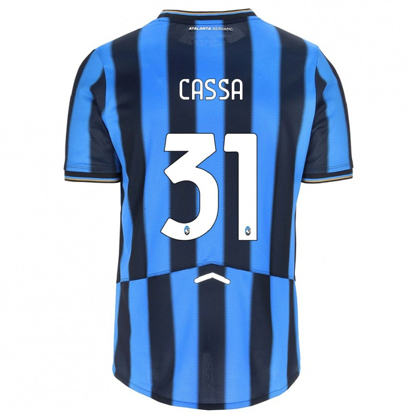Danxen Dames Federico Cassa #31 Hemelblauw Zwart Thuisshirt Thuistenue 2025/26 T-Shirt