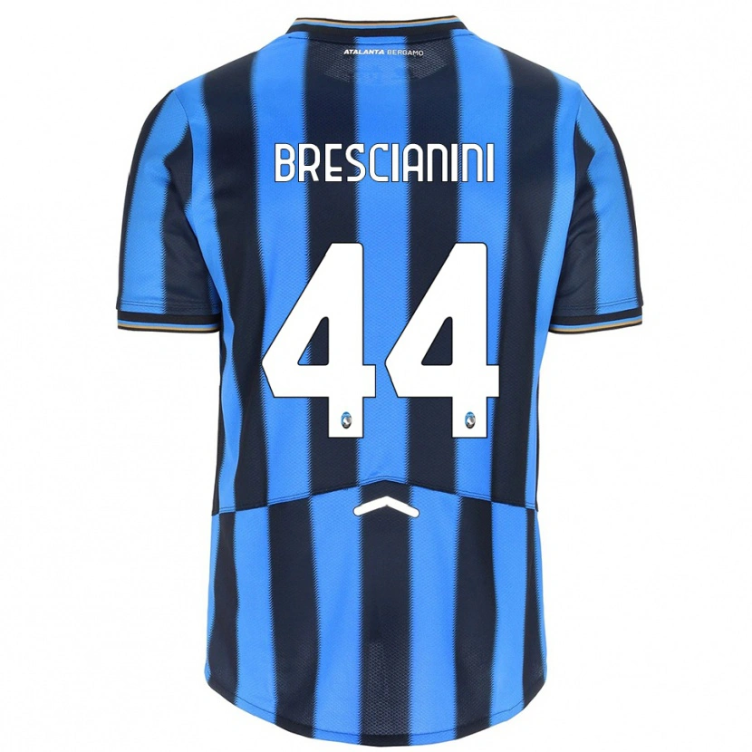Danxen Dames Marco Brescianini #44 Hemelblauw Zwart Thuisshirt Thuistenue 2025/26 T-Shirt