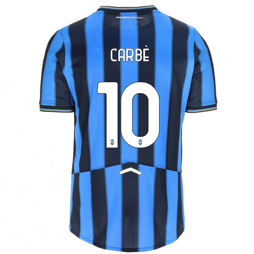 Danxen Dames Alessio Carbè #10 Hemelblauw Zwart Thuisshirt Thuistenue 2025/26 T-Shirt