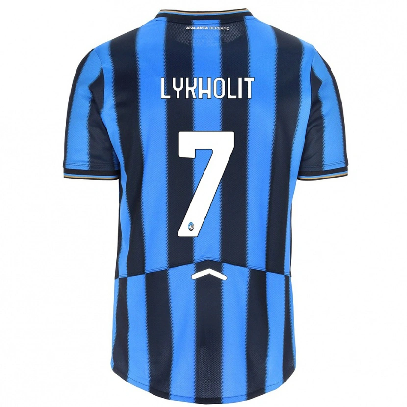 Danxen Dames Ivan Lykholit #7 Hemelblauw Zwart Thuisshirt Thuistenue 2025/26 T-Shirt