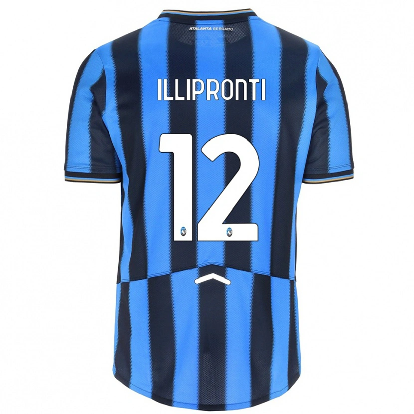 Danxen Dames Filippo Illipronti #12 Hemelblauw Zwart Thuisshirt Thuistenue 2025/26 T-Shirt