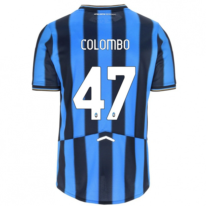 Danxen Dames Matteo Colombo #47 Hemelblauw Zwart Thuisshirt Thuistenue 2025/26 T-Shirt