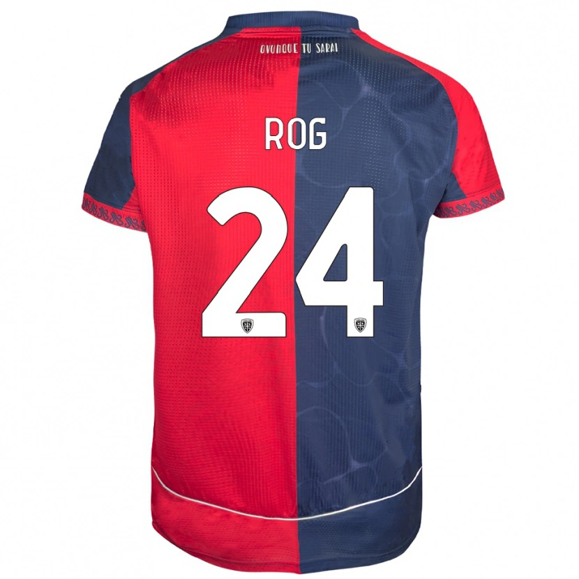 Danxen Dames Marko Rog #24 Rood Marineblauw Thuisshirt Thuistenue 2025/26 T-Shirt
