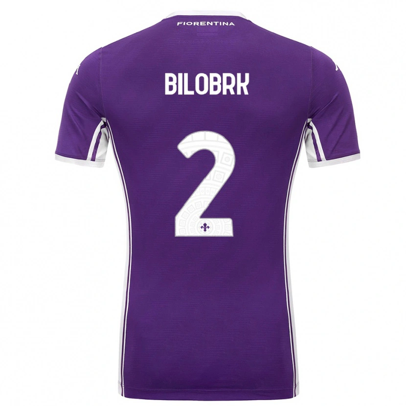 Danxen Dames Ante Bilobrk #2 Paars Wit Thuisshirt Thuistenue 2025/26 T-Shirt