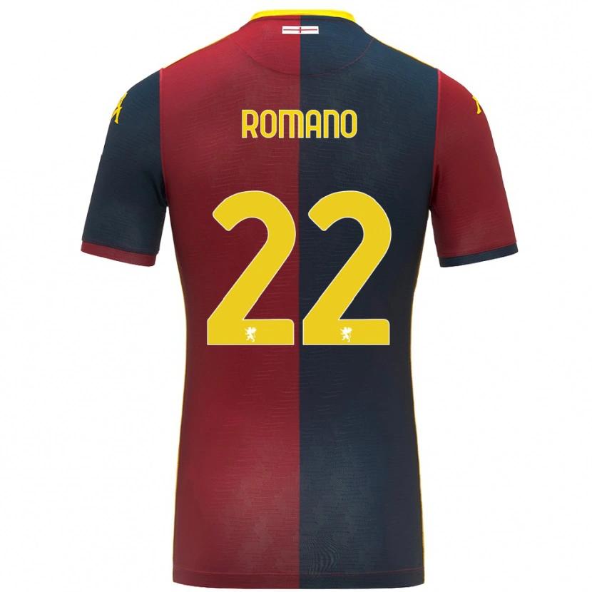 Danxen Dames Andrew Romano #22 Rood Koningsblauw Thuisshirt Thuistenue 2025/26 T-Shirt