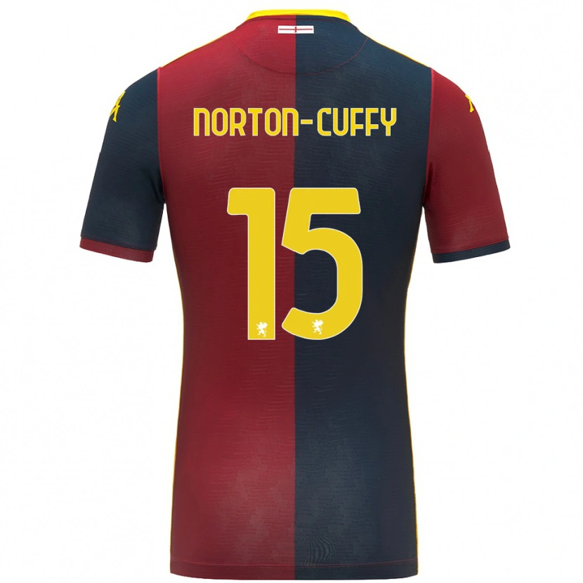 Danxen Dames Brooke Norton-Cuffy #15 Rood Koningsblauw Thuisshirt Thuistenue 2025/26 T-Shirt
