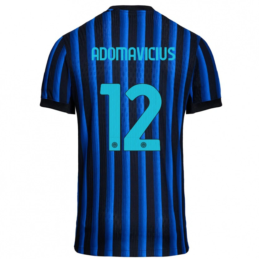 Danxen Dames Henrikas Adomavicius #12 Zwart Blauw Thuisshirt Thuistenue 2025/26 T-Shirt