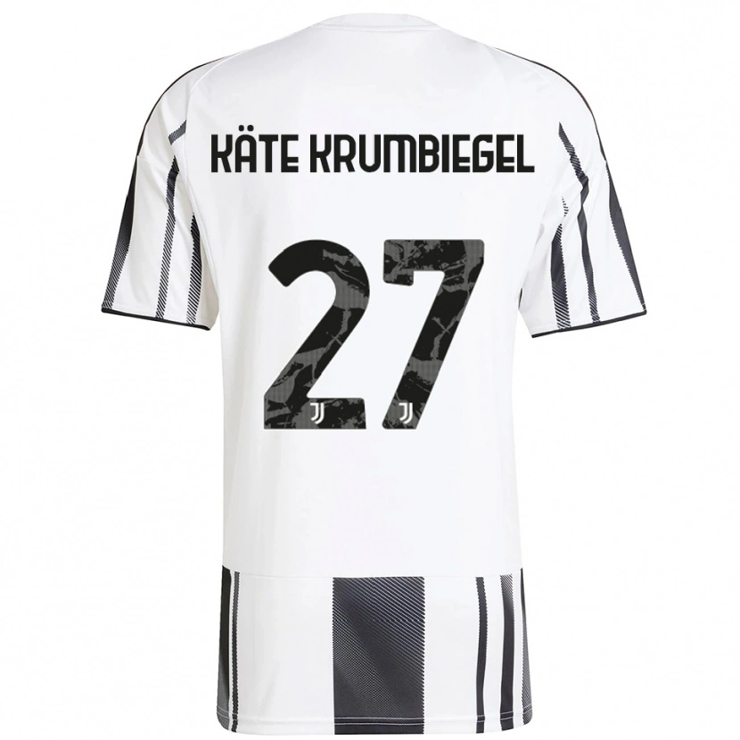 Danxen Dames Paulina Käte Krumbiegel #27 Wit Zwart Thuisshirt Thuistenue 2025/26 T-Shirt