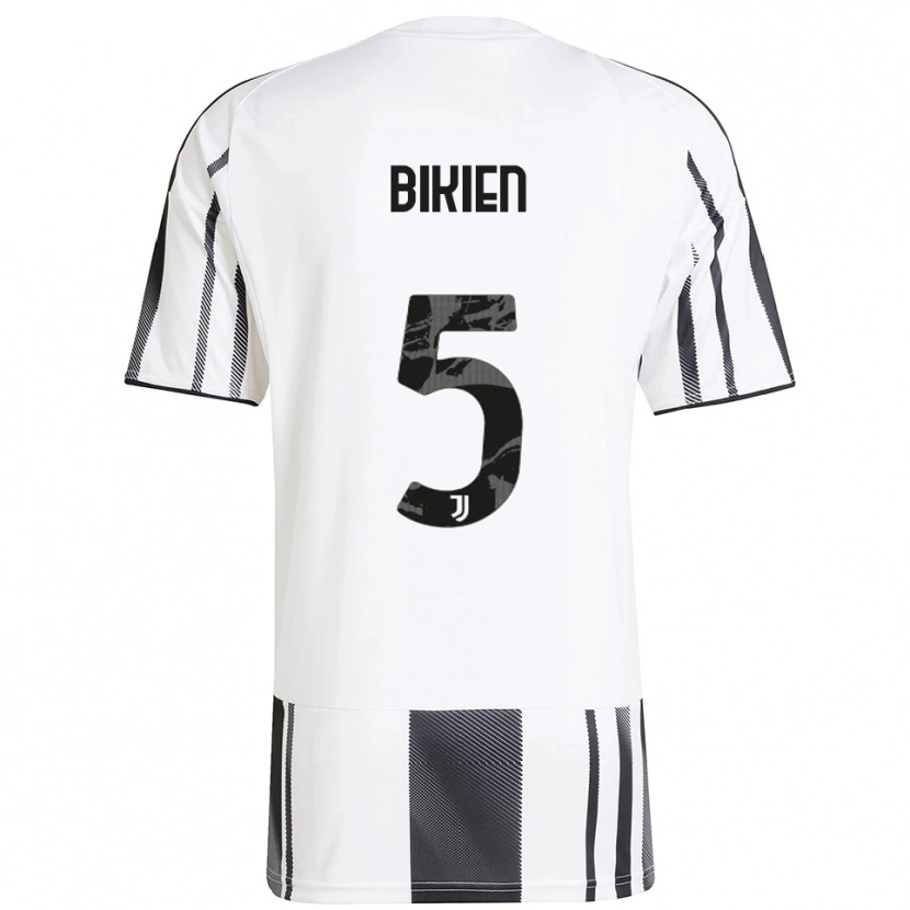 Danxen Dames Felix Nzouango Bikien #5 Wit Zwart Thuisshirt Thuistenue 2025/26 T-Shirt