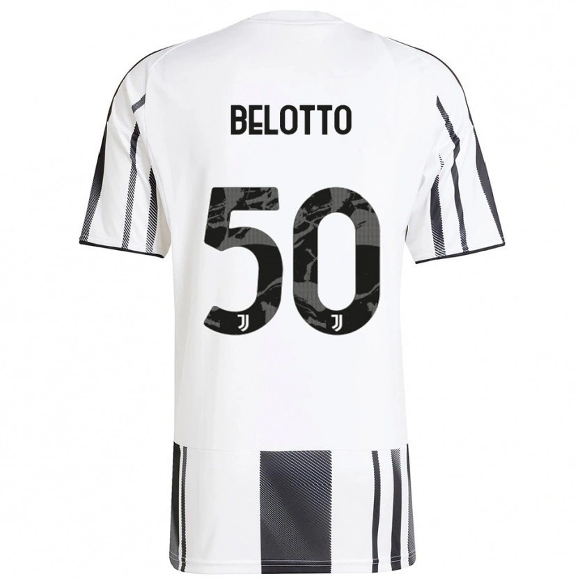 Danxen Dames Soledad Belotto #50 Wit Zwart Thuisshirt Thuistenue 2025/26 T-Shirt