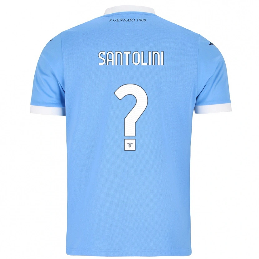 Danxen Dames Emanuele Santolini #0 Hemelblauw Wit Thuisshirt Thuistenue 2025/26 T-Shirt