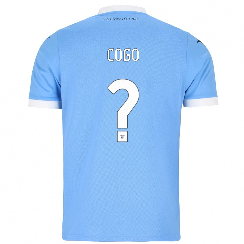 Danxen Dames Giovanni Cogo #0 Hemelblauw Wit Thuisshirt Thuistenue 2025/26 T-Shirt