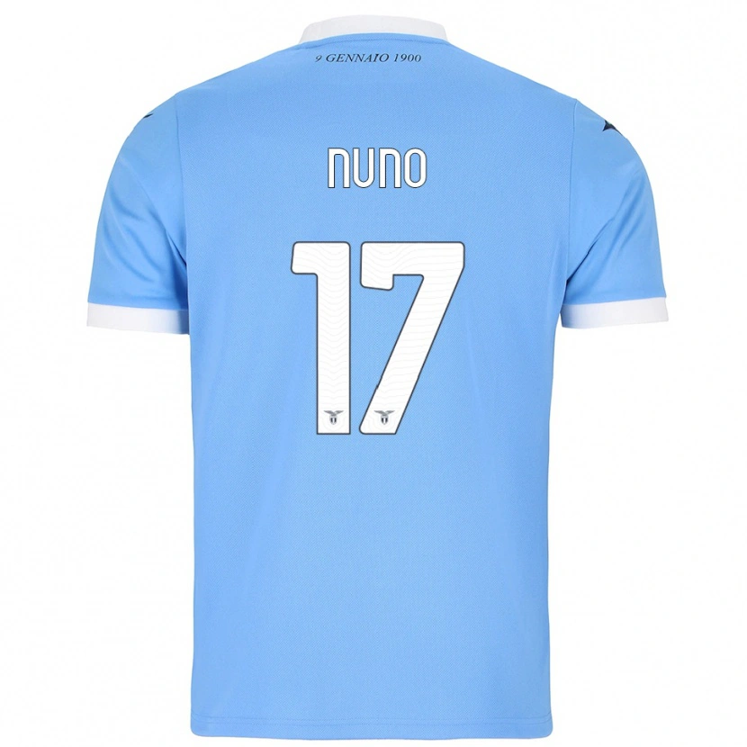 Danxen Dames Nuno Tavares #17 Hemelblauw Wit Thuisshirt Thuistenue 2025/26 T-Shirt