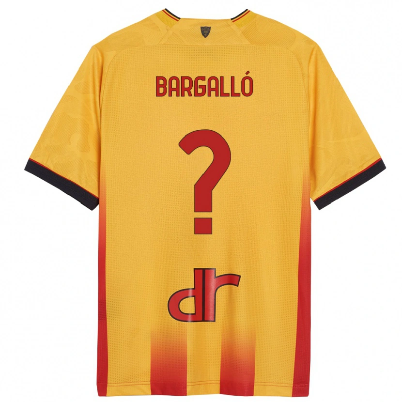 Danxen Dames Arnau Bargalló #0 Geel Oranje Thuisshirt Thuistenue 2025/26 T-Shirt