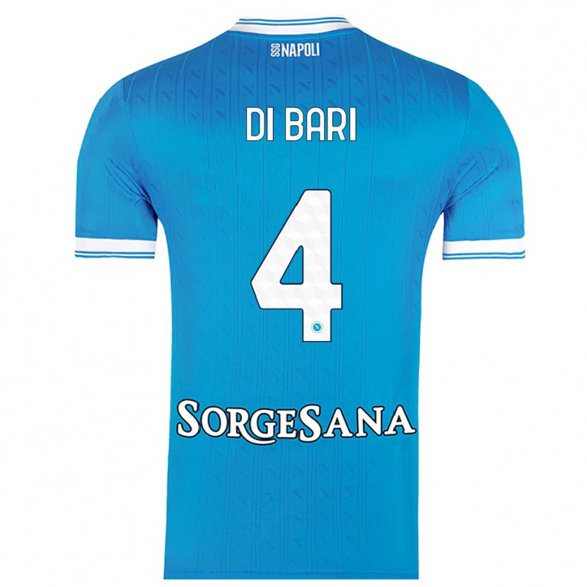 Danxen Dames Martina Di Bari #4 Hemelblauw Wit Thuisshirt Thuistenue 2025/26 T-Shirt